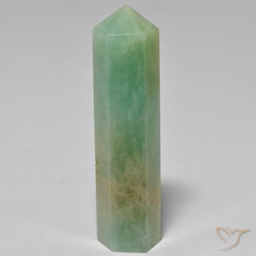 33.66ct Naturel Vert sauge léger Amazonite, Fantaisie, Opaque