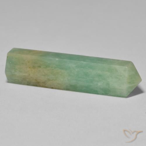 Amazonite Vert sauge léger naturelle Fantaisie, 33.66 ct, Opaque