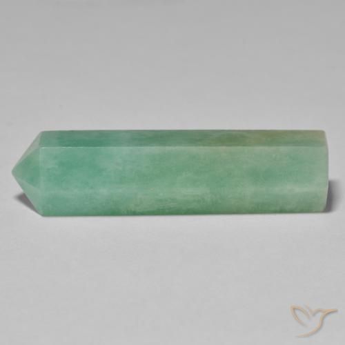 Amazonite Vert fougère naturelle Fantaisie, 39.39 ct, Opaque