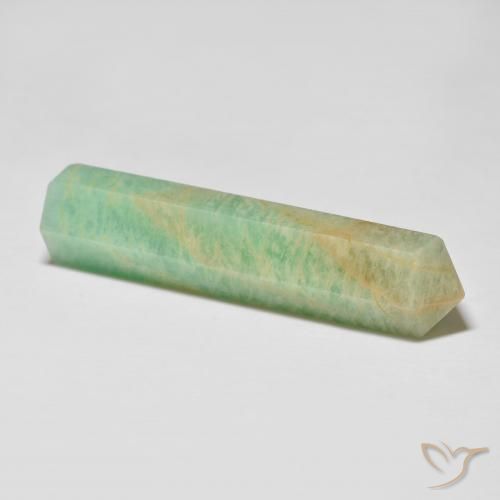 Amazonite Vert sauge naturelle Fantaisie, 31.56 ct, Opaque