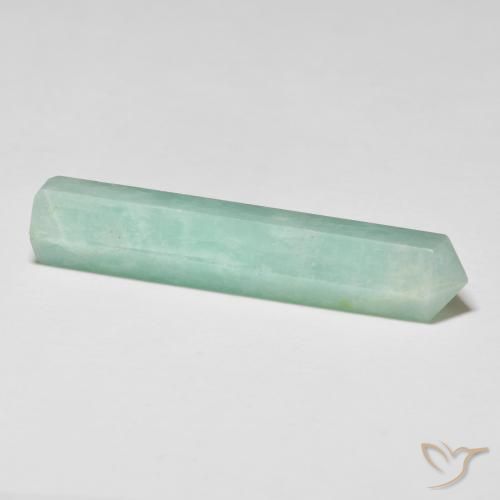 Amazonite Vert océan léger naturelle Fantaisie, 24.88 ct, Opaque