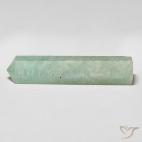 26.42ct Naturel Medium Light-Green Amazonite, Fantaisie, Opaque