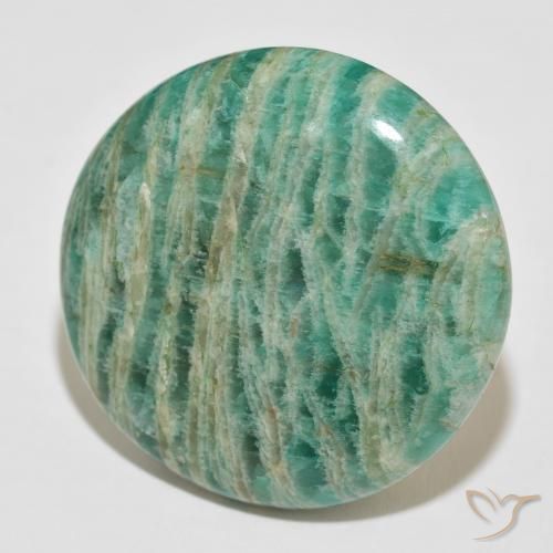 Amazonite Vert pin naturelle Tour, 62.29 ct, Opaque