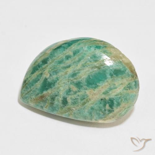 Amazonite Vert multicolore naturelle Fantaisie, 32.34 ct, Opaque