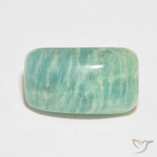 14.52ct Naturel Vert multicolore Amazonite, Coussin, Opaque