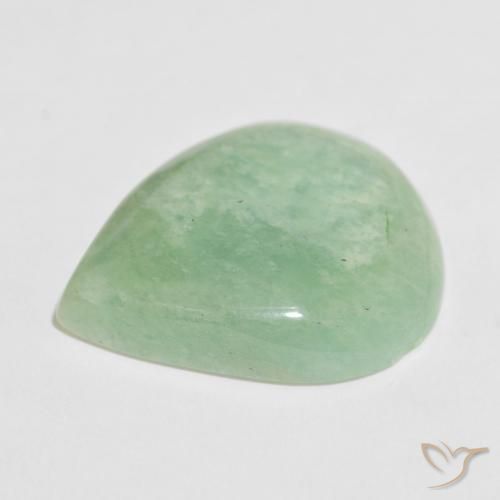 Amazonite Vert moyen naturelle En forme de poire, 26.28 ct, Opaque