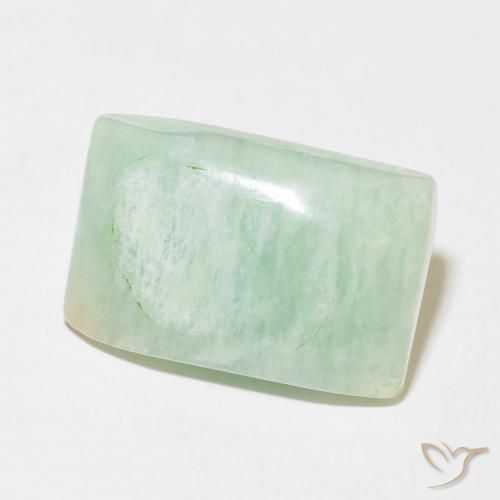 Amazonite Vert clair naturelle Coussin, 29.25 ct, Opaque