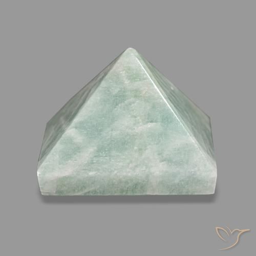 60.66ct Vert clair Amazonite, Carré, Opaque