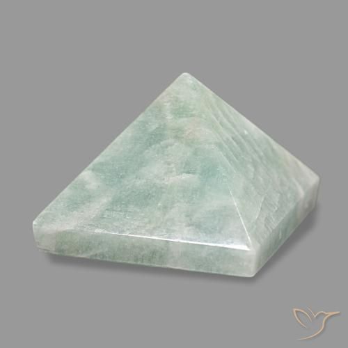 Amazonite Vert clair naturelle Carré, 60.66 ct, Opaque