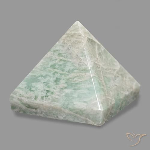 Amazonite Vert jaune pâle naturelle Carré, 64.75 ct, Opaque