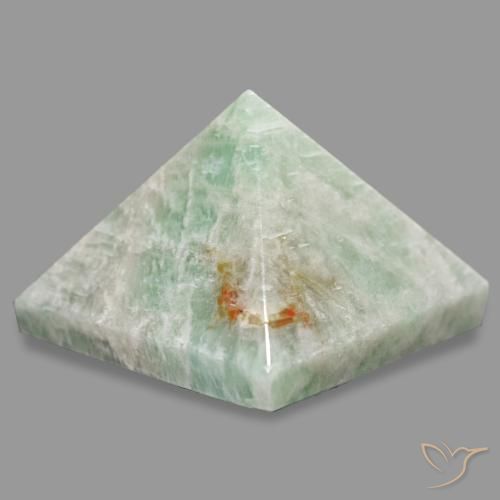 Amazonite Vert pâle naturelle Carré, 86.77 ct, Opaque