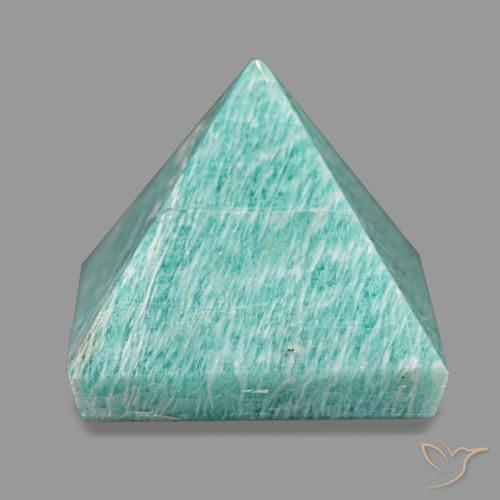 Amazonite Vert bleuâtre naturelle Carré, 118.34 ct, Opaque