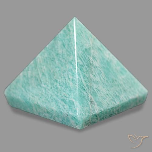 Amazonite Vert bleuâtre naturelle Carré, 118.34 ct, Opaque