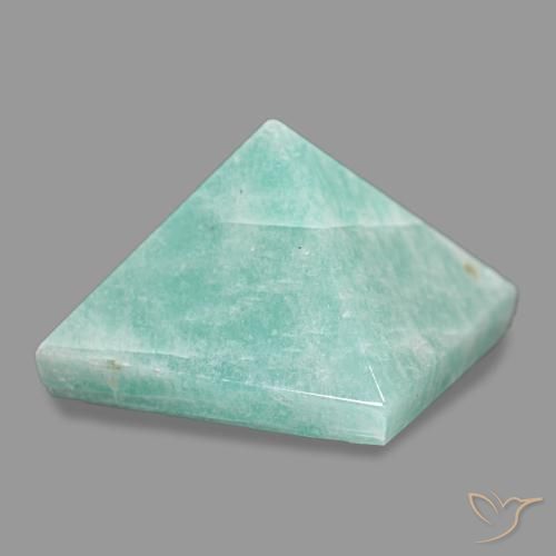 Amazonite Vert bleuâtre naturelle Carré, 68.30 ct, Opaque