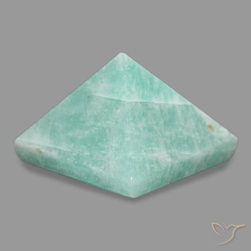 Amazonite Vert bleuâtre naturelle Carré, 68.30 ct, Opaque