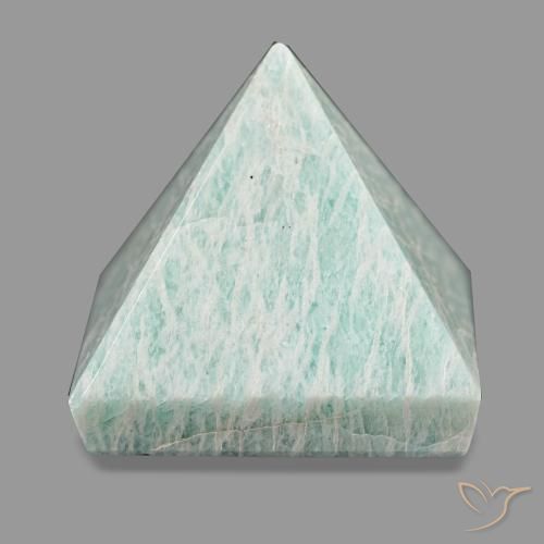 Amazonite Vert clair naturelle Carré, 118.36 ct, Opaque