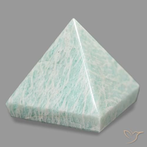Amazonite Vert clair naturelle Carré, 118.36 ct, Opaque