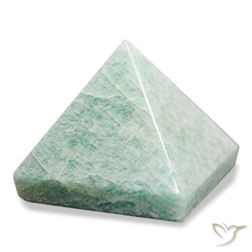 Amazonite Vert pâle naturelle Carré, 106.50 ct, Opaque