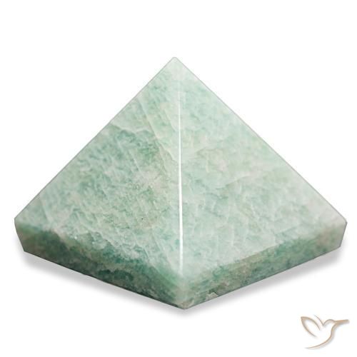 Amazonite Vert pâle naturelle Carré, 106.50 ct, Opaque
