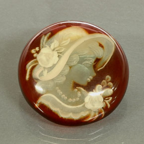 Ambre orange naturelle transparent, 14,67 ct, transparent / translucide