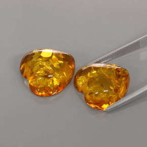 Achetez naturel ct orange ambre gems, transparent, en provenance pologne chez gemselect. en stock, livraison internationale!