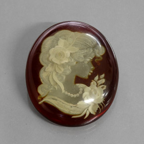 Ambre marron naturelle transparent, 19,78 ct, transparent / translucide
