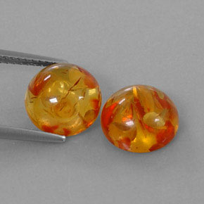 Achetez naturel ct orange ambre gems, transparent, en provenance pologne chez gemselect. en stock, livraison internationale!