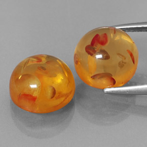 Achetez naturel ct orange ambre gems, transparent, en provenance pologne chez gemselect. en stock, livraison internationale!