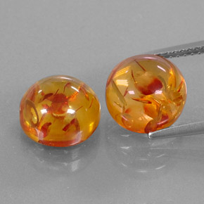 Achetez naturel ct orange ambre gems, transparent, en provenance pologne chez gemselect. en stock, livraison internationale!
