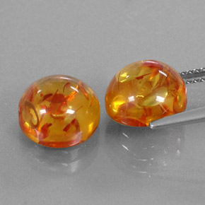 Achetez naturel ct orange ambre gems, transparent, en provenance pologne chez gemselect. en stock, livraison internationale!