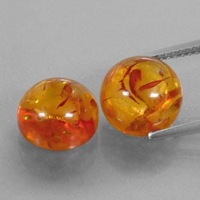 Achetez naturel ct orange ambre gems, transparent, en provenance pologne chez gemselect. en stock, livraison internationale!