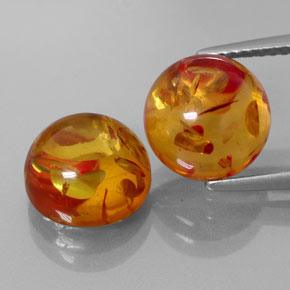 Achetez naturel ct orange ambre gems, transparent, en provenance pologne chez gemselect. en stock, livraison internationale!