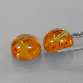 Achetez naturel ct orange ambre gems, transparent, en provenance pologne chez gemselect. en stock, livraison internationale!