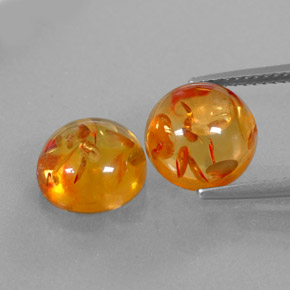Achetez naturel ct orange ambre gems, transparent, en provenance pologne chez gemselect. en stock, livraison internationale!