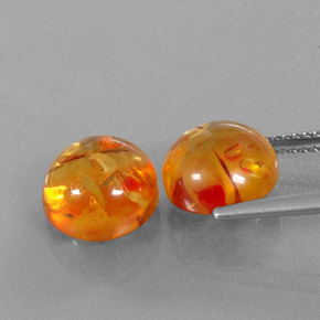 Achetez naturel ct orange ambre gems, transparent, en provenance pologne chez gemselect. en stock, livraison internationale!