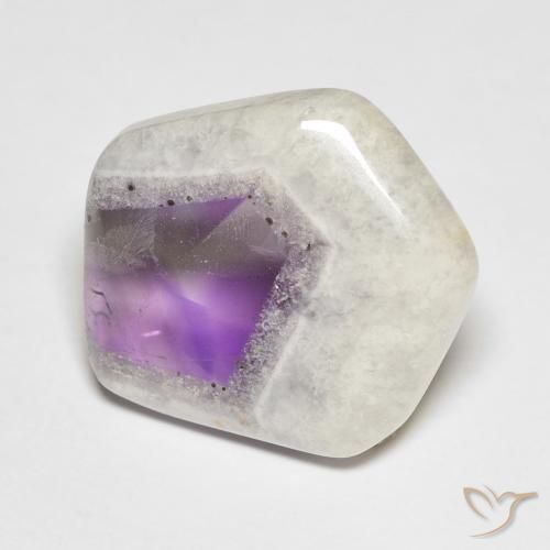 Tranche de géode d'améthyste Multicolore naturelle Forme fantaisie, 10.91 ct, Transparent