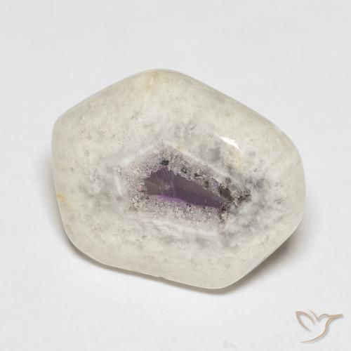 Tranche de géode d'améthyste Multicolore naturelle Fantaisie, 9.18 ct, Transparent