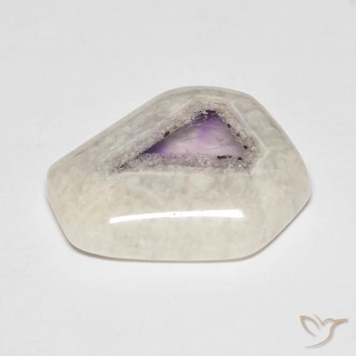 11.54ct Naturel Multicolore Tranche de géode d'améthyste, Fantaisie, Transparent