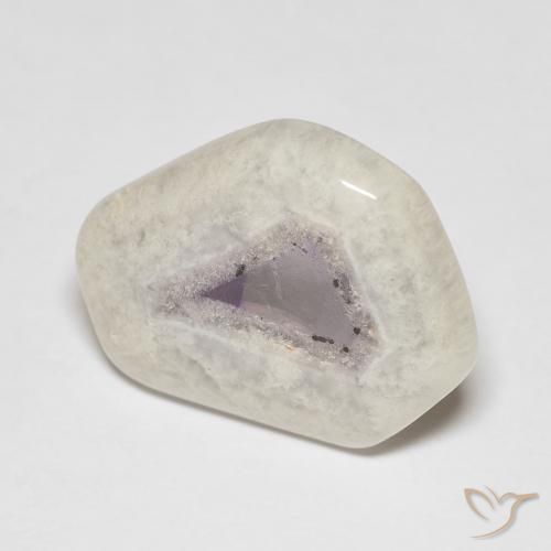 Tranche de géode d'améthyste Multicolore naturelle Fantaisie, 11.54 ct, Transparent