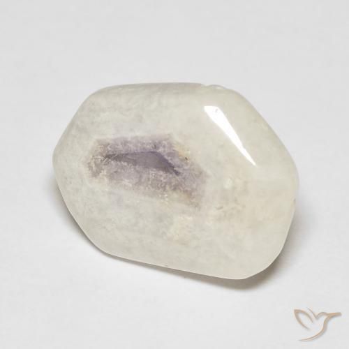 Tranche de géode d'améthyste Multicolore naturelle Fantaisie, 7.46 ct, Transparent