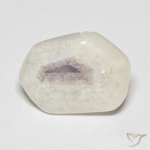 Tranche de géode d'améthyste Multicolore naturelle Fantaisie, 7.46 ct, Transparent