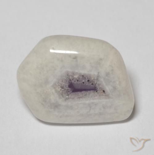 6.34ct Naturel Multicolore Tranche de géode d'améthyste, Fantaisie, Transparent