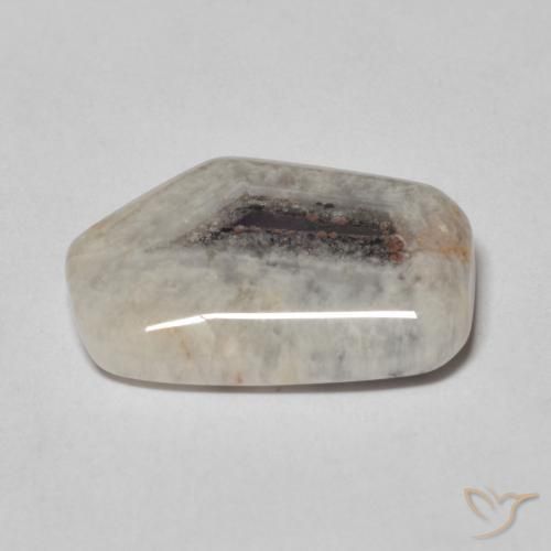 Tranche de géode d'améthyste Multicolore naturelle Fantaisie, 6.15 ct, Transparent