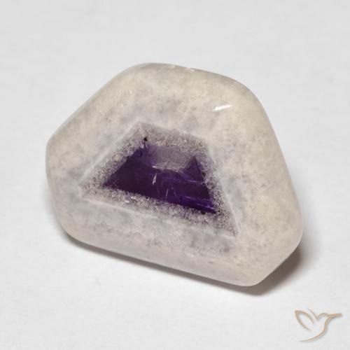 14.42ct Naturel Multicolore Tranche de géode d'améthyste, Fantaisie, Transparent