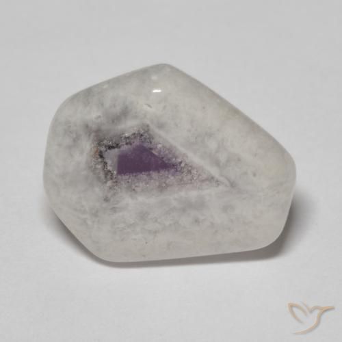 6.74ct Naturel Multicolore Tranche de géode d'améthyste, Fantaisie, Transparent