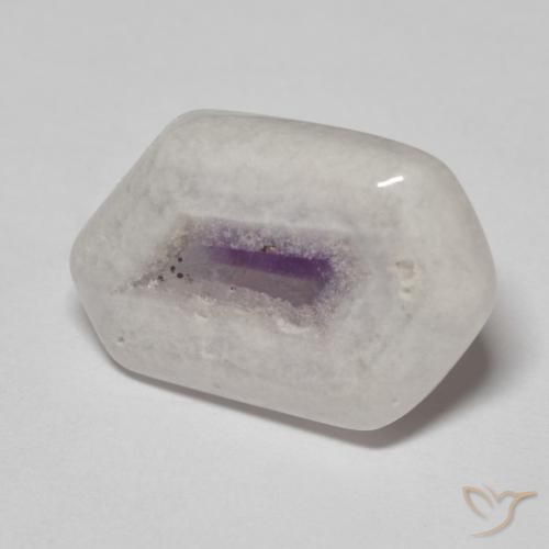 Tranche de géode d'améthyste Multicolore naturelle Fantaisie, 11.48 ct, Transparent