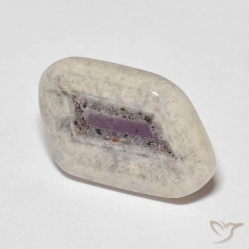 Tranche de géode d'améthyste Multicolore naturelle Fantaisie, 6.08 ct, Transparent