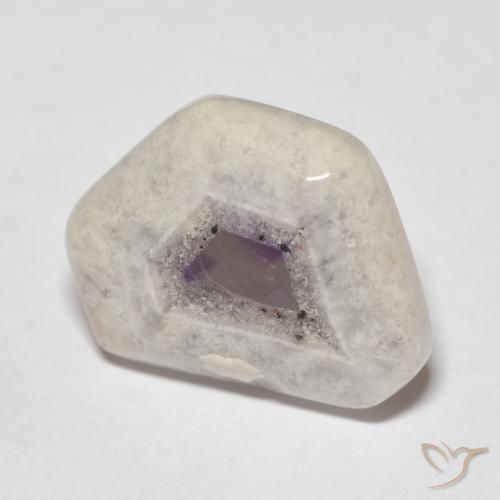 10.53ct Naturel Multicolore Tranche de géode d'améthyste, Fantaisie, Transparent