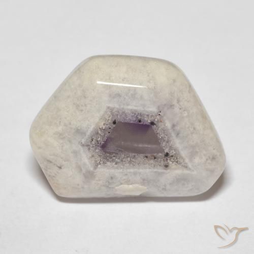 Tranche de géode d'améthyste Multicolore naturelle Fantaisie, 10.53 ct, Transparent