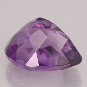 Améthyste violet naturelle en forme de poire, 7,47 ct, VS-SI